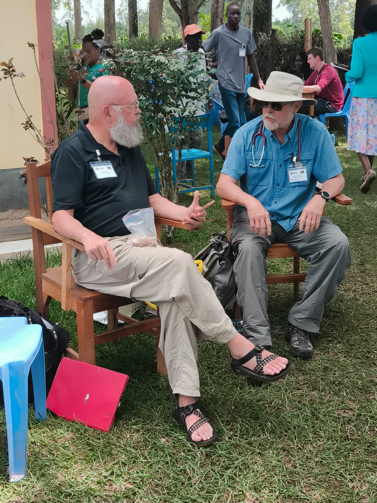 Mobile clinic at Mung'ang'a - community