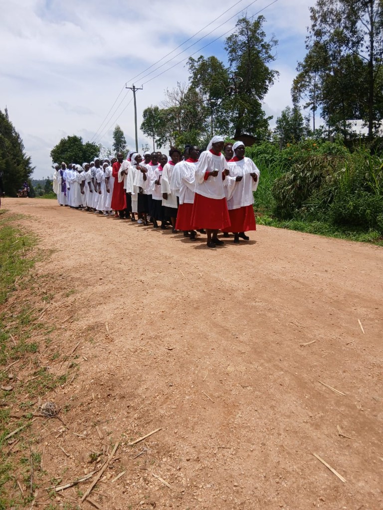 Funeral choir procession CEECK