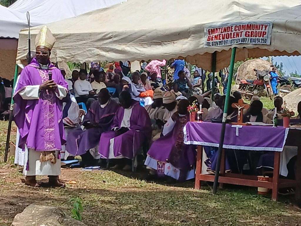Bishop and clergy funeral Veronica Ogot